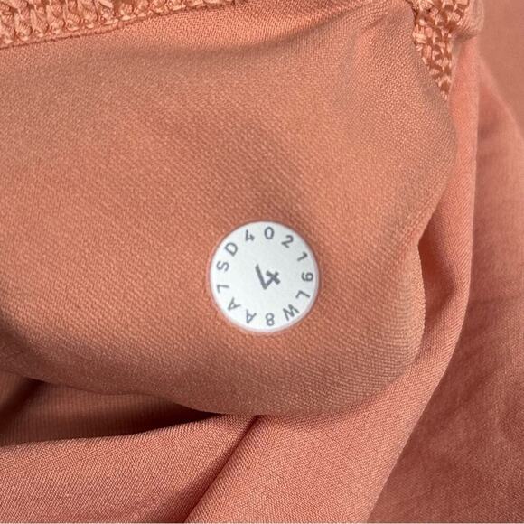 lululemon Peach Pink Play Off The Pleats Skirt 13” Size 4 - Picture 5 of 11